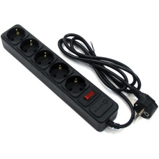 5bites SP5B-110 Сетевой фильтр SP5B-110 5S / 3*0.75MM2 / 1M / BLACK