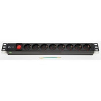 5bites PDU819A-07 Блок розеток 8S / AL / SWITCH / 1U / 19"