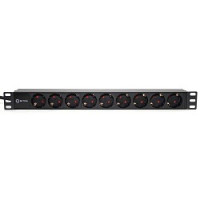 5bites PDU919A-04 Блок розеток 9S / AL / 1U / 19" / 2M*3G*1.5MM2 / VDE