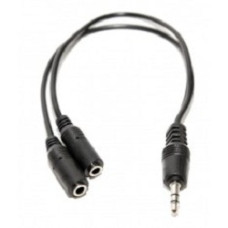 5bites AA-3MF2-02BK Кабель-5bites Адаптер 3.5 Jack/M - 2*3.5 Jack/F
