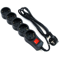 5bites SP5B-218 Сетевой фильтр SP5B-218 5S / 3*0.75MM2 / 1.8M / BLACK