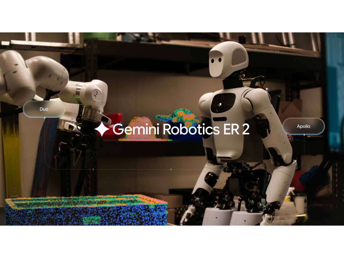 Google DeepMind показала Gemini Robotics ER 2 для управления роботами
