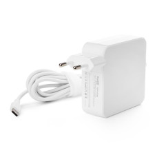 Универсальный Блок питания TopON 65W c кабелем Type-C Power Delivery, Quick Charge 30 В розетку, белый