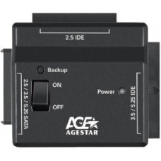 AgeStar FUBCP2 Универсальный переходник для HDD 2.5"/3.5" , черный