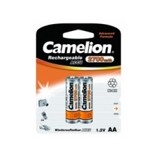 Camelion AA-2700mAh Ni-Mh BL-2 (NH-AA2700BP2, аккумулятор,1.2В) (2 шт. в уп-ке)