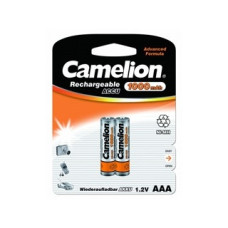 Camelion AAA-1000mAh Ni-Mh BL-2 (NH-AAA1000BP2, аккумулятор,1.2В) (2 шт. в уп-ке)