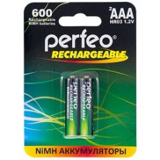Perfeo AAA600mAh/2BL (2шт в уп-ке)
