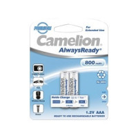 Camelion AAA- 800mAh Ni-Mh Always Ready BL-2 (NH-AAA800ARBP2, аккумулятор, 1.2В) (2 шт. в уп-ке)