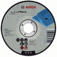 Отрезной круг по металлу Bosch Standart 125х2.5мм прямой 2608603166