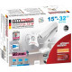 Кронштейн ARM Media LCD-T21 Vesa до 100x100 15-32' max 7кг white для одного монитора с газовой пружиной