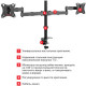 Кронштейн ARM Media LCD-T04 Vesa до 100x100 15-28' max 7кг black для двух мониторов