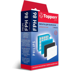 Комплект фильтр Topperr для пылесоса PHILIPS (FC8630-8639,FC8640-8649,FC8470-8479) FPH 86