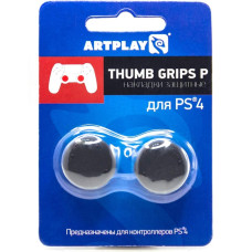 PS 4 Накладка защитная на джойстики геймпада Artplays Thumb Grips (2 шт) черная