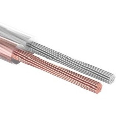 Rexant 01-6306 Кабель акустический, 2х1.50 мм2, прозрачный SILICON, 100 м.