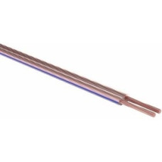 Rexant 01-6201-3-10 Кабель акустический, 2х0.25 мм2, прозрачный BLUELINE, 10 м.