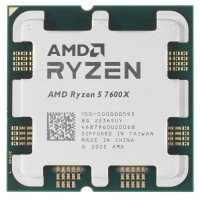 CPU AMD Ryzen 5 7600X OEM (100-000000593) {4.7/5.0GHz Boost,38MB,105W,AM5, with Radeon Graphics}