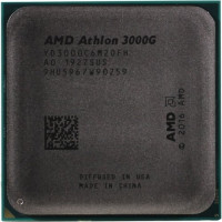 CPU AMD Athlon 3000G OEM (YD3000C6M2OFH) {3.5GHz, 5MB, 35W, AM4, with Radeon Vega 3 Graphics}