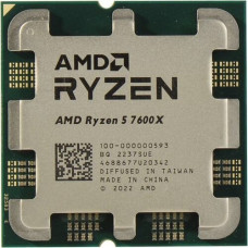 CPU AMD Ryzen 5 7600X BOX (100-100000593WOF) {4.7/5.0GHz Boost,38MB,105W,AM5, with Radeon Graphics, без кулера}
