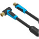 Кабель TV jack - TV jack 2.0м Vention (VAV-A02-B200) угловой