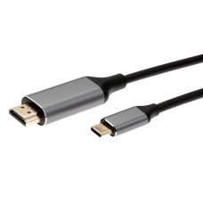 AOpen ACU423MC-1.8M Кабель USB 3.1 Type-Cm -> HDMI A(m) 4K@60Hz,1.8m,Alum,iOpen(Aopen/Qust) <ACU423MC-1.8M>