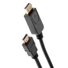 AOpen ACG608-1.8M Кабель-переходник DisplayPort M-> HDMI M 4K@30Hz 1.8m iOpen (Aopen/Qust) <ACG608-1.8M> [04895182279070]