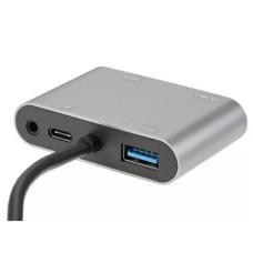 Aopen/Qust Кабель ACU4511 Адаптер USB Type-Cm->VGA, HDMI 4k*30Hz, USB3.0, PD, Audio, iOpen (Aopen/Qust)<ACU4511>[4895182217928]