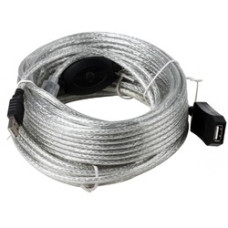 Aopen/Qust Кабель-адаптер USB2.0-repeater, удлинительный активный <Am->Af> 15м (ACU823-15M) [6938510851338]
