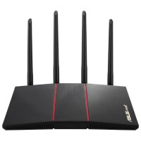 Роутер беспроводной Asus RT-AX55 AX1800 10/100/1000BASE-TX черный