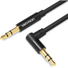 Кабель 3.5St.jack - 3.5St.jack 1.0м Vention ( BAKBF-T ) угловой черный