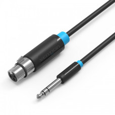 Кабель 6.3 мм Jack (m) - XLR(f) 2.0м Vention (BBEBH)
