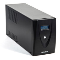 ИБП Бастион RAPAN-UPS 3000 black (220В 3000ВА/1800Вт меандр АКБ 4х7Ач интерактивный) (734)
