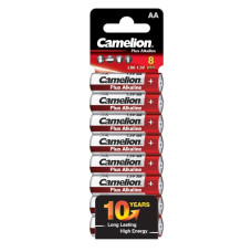 Camelion Plus Alkaline SP8 LR6 (LR6-SP8, батарейка,1.5В)(8 шт. в уп-ке)