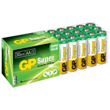 GP Super Alkaline 15A(-B30) LR6 AA (30 шт. в уп-ке)