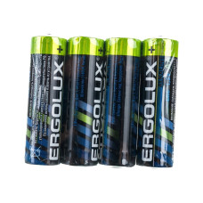 Ergolux Alkaline SR4 LR6 (LR6 SR4, батарейка,1.5В) (4 шт. в уп-ке)