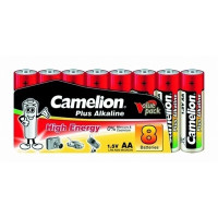 Camelion LR6 Plus Alkaline SP8 (LR6-SP8, батарейка,1.5В) (8 шт. в уп-ке)
