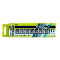 Ergolux LR03 Alkaline BP-12 (LR03 BP-12, батарейка,1.5В) (12 шт. в уп-ке)
