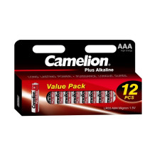 Camelion Plus Alkaline BL12 LR03 (LR03-HP12, батарейка,1.5В) (12шт. в уп-ке)