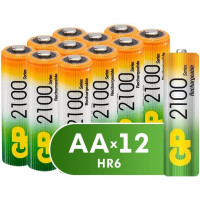 Аккумулятор GP NiMH 2000mAh AA 12шт. (210AAHC-B12 /240)