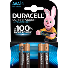 Батарейки Duracell LR03-4BL Ultra Power AAA 4шт