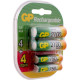 Аккумулятор GP 210AA/75AAAHCFR-2CR8 2100mAh AA 4шт + 750mAh AAA 4шт