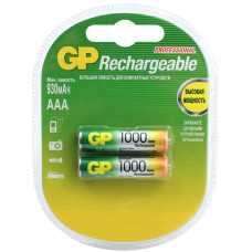 Аккумулятор GP NiMH 1000mAh AAA 2шт. (100AAAHC-2CR2)