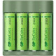 Зарядное устройство GP B421/210AAHCE-2B4 + 4 аккумулятора AA 2100mAh