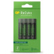 Зарядное устройство GP M451/100AAAHCE-2EB4 + 4 аккумулятора AAA 1000mAh