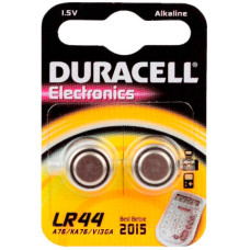 Батарейки Duracell LR44-2BL CR2015 (L1154) 2шт