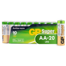 Батарейки GP GP 15A-2CRVS20 AA 20шт