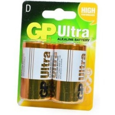 GP Ultra Alkaline (GP 13AU-CR2 )13AU LR20, 2 шт D (2 шт. в уп-ке)