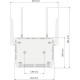 Беспроводной маршрутизатор Keenetic Peak ( KN-2710) 802.11n/ac 2600 (1733 + 800) Mbps, 9xGLAN, 1xWAN, 1xUSB2.0, 1xUSB3.0