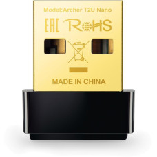 Беспроводной USB адаптер TP-Link Archer T2U Nano 802.11ac 200+433Mbps