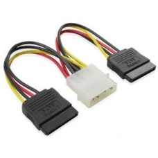 Bion Кабель питания 2xSerial ATA - Molex, 15 см. [BXP-SATA-PSY-15CM]