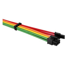 1STPLAYER RB-001 / 1x24pin ATX, 2xP8(4+4)pin EPS, 2xP8(6+2)pin PCI-E / premium cotton / 350mm / RAINBOW Комплект кабелей-удлинителей для БП